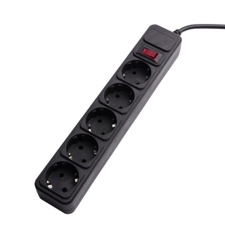 Přepěťová ochrana Akyga AK-SP-06A - 1,8m / 5 zásuvek